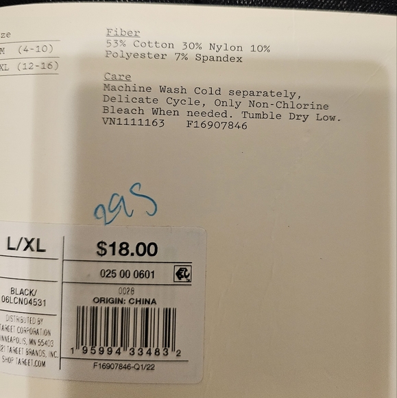 NEW A new day seamless leggings camo large XL black target high waisted - Picture 6 of 7